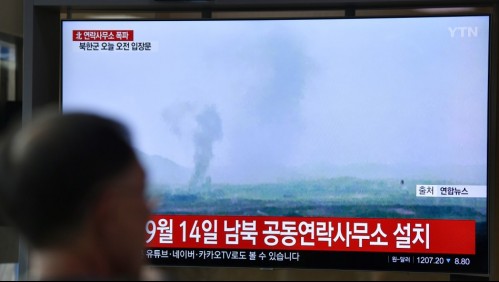 Corea del Norte destruye oficina de relaciones con Corea del Sur