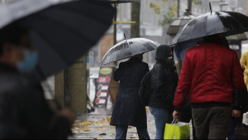 Fuertes lluvias afectarán a la zona central del país desde la madrugada de este miércoles