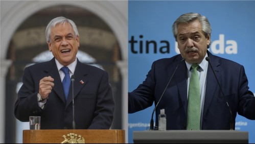 Presidente Piñera acuerda 'cooperación sanitaria' con Argentina para enfrentar el coronavirus