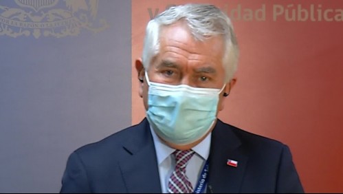 Ministro Paris y manejo del coronavirus: 'Quizás hemos fallado en la trazabilidad y en el aislamiento'
