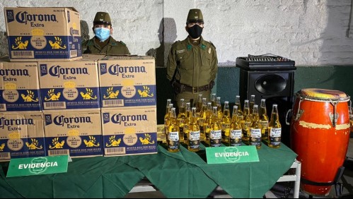 Carabineros detiene a 31 personas en fiesta clandestina en Recoleta