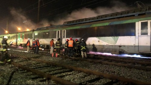 Problema eléctrico genera principio de incendio en Biotren en Chiguayante: Pasajeros son evacuados