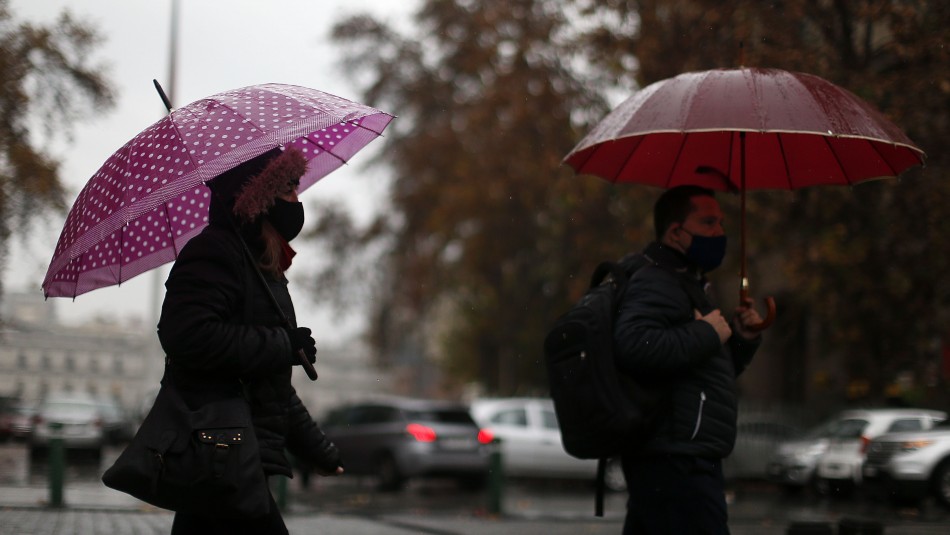 Lluvia Santiago Precipitaciones intermitentes se registrarán este martes y miércoles en Santiago