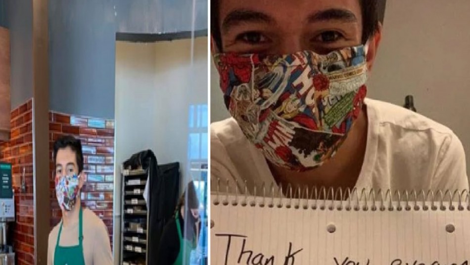 Joven recibe propina de 28 mil dólares tras negarse a atender a clienta sin mascarilla Joven recibe propina de 28 mil dólares tras negarse a atender a clienta sin mascarilla
