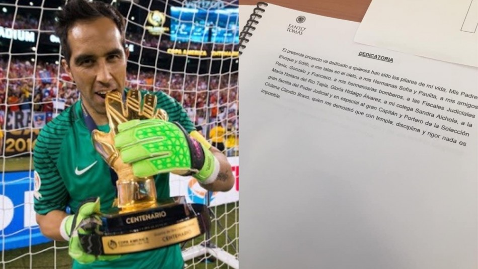 El mensaje de Bravo a hincha que le dedicó su tesis inspirado en su ejemplo: El mensaje de Bravo a hincha que le dedicó su tesis inspirado en su ejemplo: