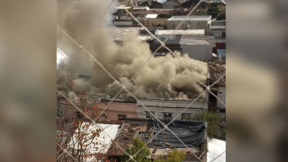 Incendio cité Violento incendio afectó a cité ubicado de Providencia