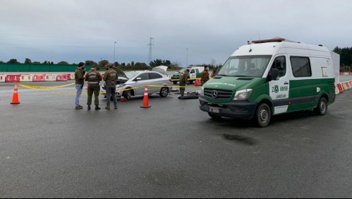 Carabineros detuvo a tres sujetos por porte ilegal de armas de fuego en control sanitario