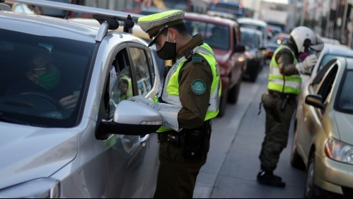 Carabineros informa que se entregaron más de 900 mil 'permisos temporales' en las últimas 24 horas