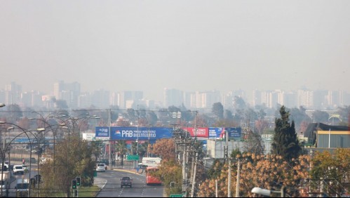 Decretan alerta ambiental para este domingo en la Región Metropolitana
