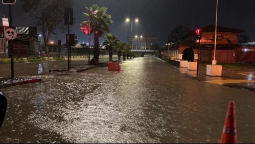 Fuertes lluvias provocan inundaciones en la región del Maule