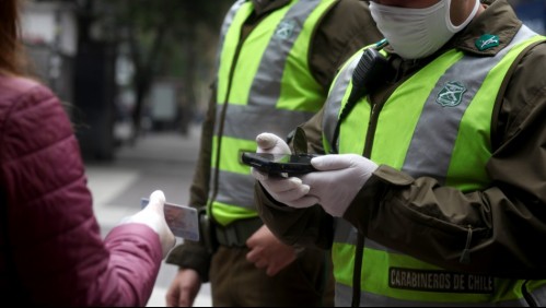 Carabineros detuvo a más de 2.000 personas en la última jornada por incumplir medidas sanitarias