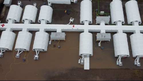 Servicio de Salud explica que anegamiento afectó a zona exterior de recinto modular de Hospital Barros Luco