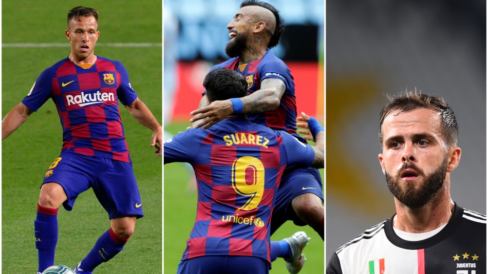 Movidas en el Barcelona. Todo en el sector donde juega Arturo Vidal: Trueque de futbolistas entre el Barcelona y la Juventus
