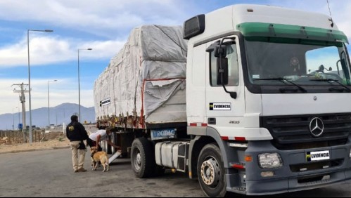 PDI incauta millonaria carga de cajetillas de cigarrillos de contrabando en la Región de Coquimbo