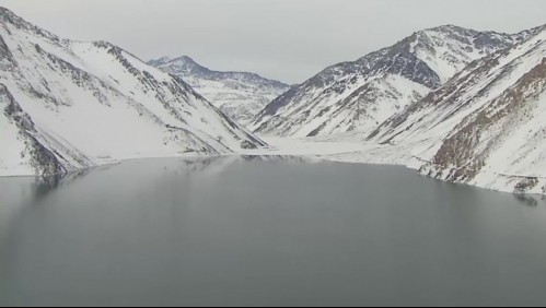 Embalse El Yeso se recupera tras lluvias y nevazones aunque ministro advierte que estamos 'lejos' de año normal