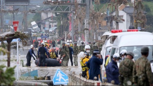 Al menos 16 muertos en Japón por las lluvias torrenciales