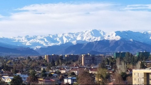 Usuarios de redes sociales muestran la cordillera de Los Andes tras lluvias que cayeron en el país