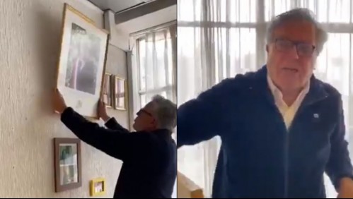 Alcalde retira cuadro de Piñera: 'Déjalo por allá, en cualquier oficina'