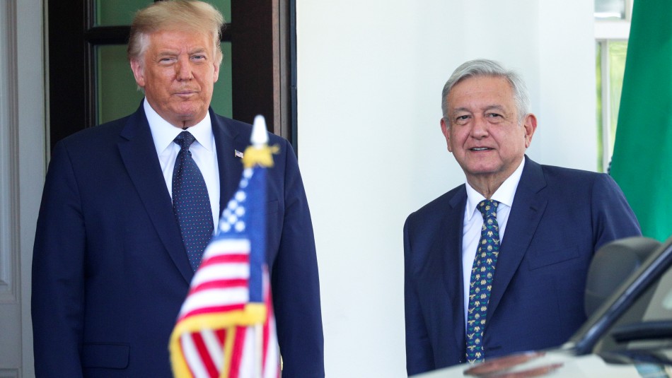 Entre críticas y protestas Trump se reúne con López Obrador en la Casa Blanca Entre críticas y protestas Trump se reúne con López Obrador en la Casa Blanca