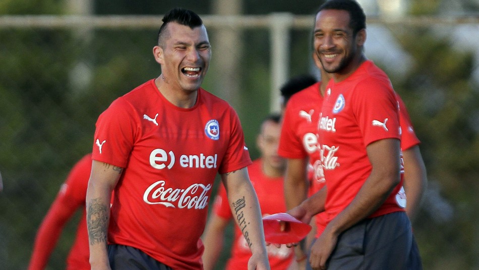 Gary Medel El divertido momento de Gary Medel.
