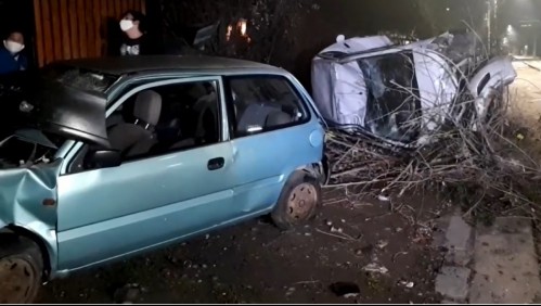 Sujetos chocan ebrios en toque de queda: Iban sin permisos y denunciaron que escapaban de asaltantes