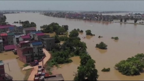 Impactantes imágenes de las peores inundaciones en China en dos décadas
