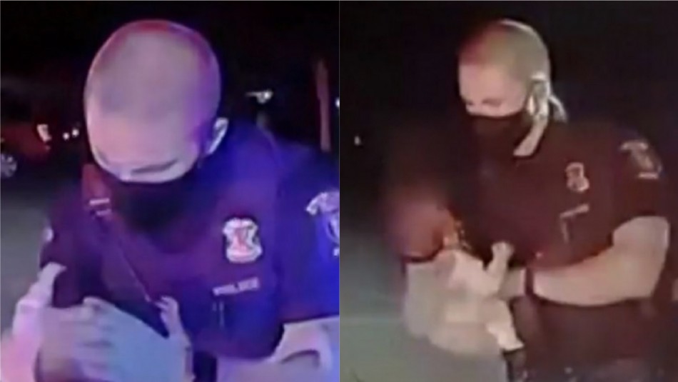 Policía salvó a bebe de morir de una asfixia en Estados Unidos Policía salvó a bebé de morir de una asfixia tras oportuna reanimación