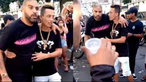 El mal momento de otrora goleador: El 'Emperador' Adriano es sorprendido ebrio en fiesta ilegal en Brasil