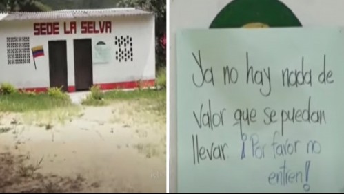 'Ya no hay nada que robar': Profesora pone insólito cartel a las afueras de un colegio en Colombia