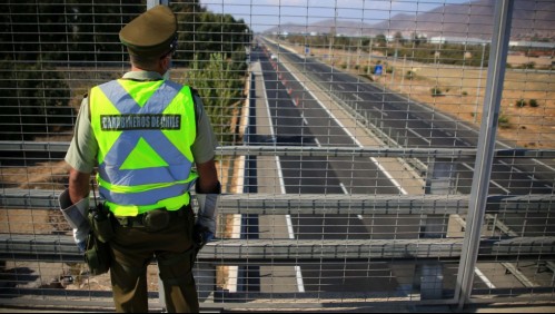 Carabinero grave tras ser atropellado en Ruta 68: Conductor se fuga y luego se entrega