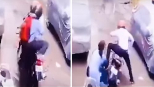 Impresionante video capta a una mujer que evita que dos hombres secuestren a su hija de 4 años