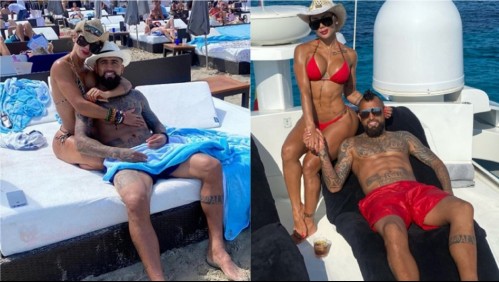 'Te amo': Arturo Vidal dedica mensaje a su novia mientras sigue disfrutando en Ibiza