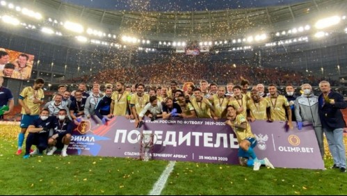 Rompen la copa de cristal en pleno festejo: Zenit de San Petersburgo logra la Copa de Rusia