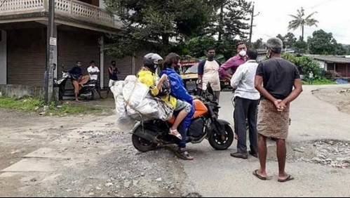 Pareja chilena varada en India es detenida tras dormir en una carpa en el patio de una casa