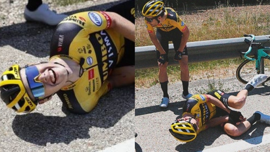 Ciclista pierde un dedo tras protagonizar dura caída en España Ciclista pierde un dedo tras protagonizar dura caída en España
