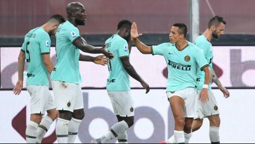 Alexis Sánchez actuó 60 minutos en valioso triunfo del Inter ante Napoli en la Liga Italiana