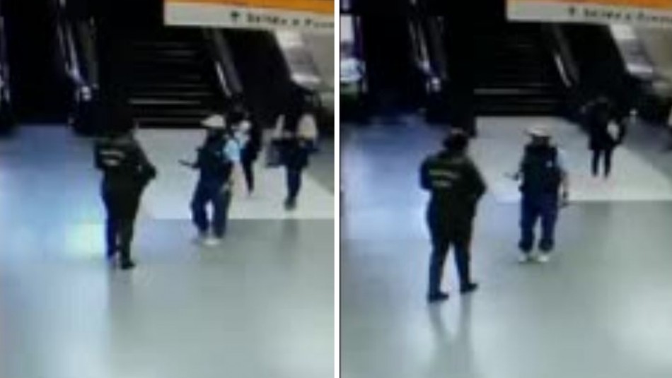 Hombre fue baleado tras intimidar con un cuchillo a carabinera en Metro Cal y Canto Hombre fue baleado tras intimidar con un cuchillo a carabinera en Metro Cal y Canto