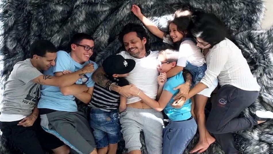 Estos Son Los Seis Hijos De Marc Anthony La Mayor Tiene Casi 30 Anos Y Uno De Ellos Es Adoptado Meganoticias