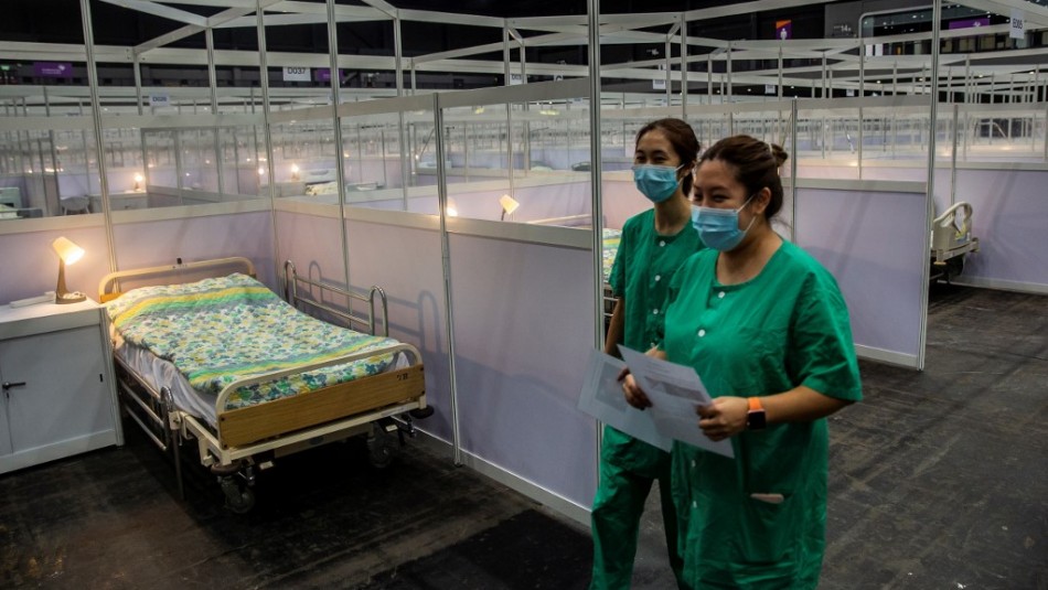 Hospital provisorio coronavirus Hong Kong Hong Kong abre un hospital provisional para pacientes de coronavirus