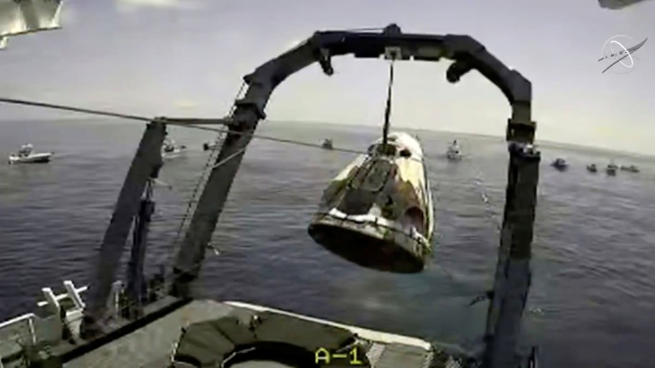 la cápsula Space X. Cápsula Space X: Revisa las imágenes del exitoso regreso de los astronautas a la Tierra
