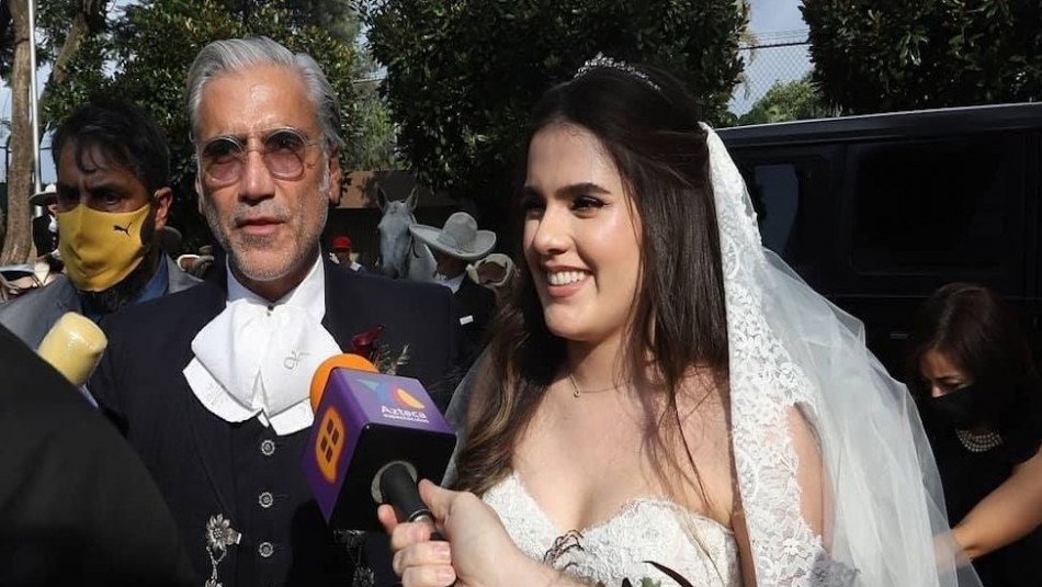 Los videos de la boda de la hija de Alejandro Fernández en plena pandemia con un hombre que conoció en una Los videos de la boda de la hija de Alejandro Fernández en plena pandemia con un hombre que conoció en una