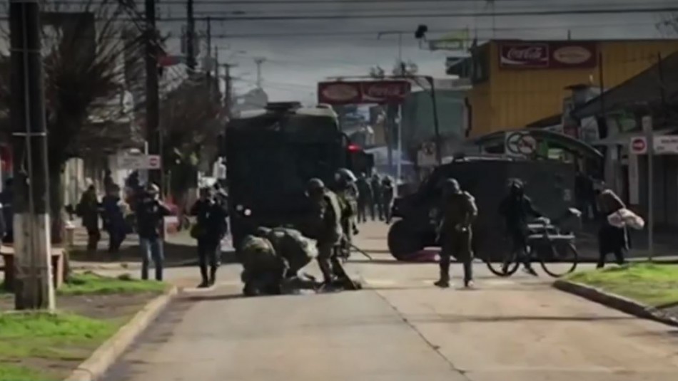 Incidentes Collipulli Marcha no autorizada en Collipulli termina con incidentes y tres personas detenidas