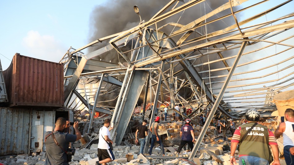 Explosiones en Beirut que dejan decenas de muertos y miles de heridos Explosiones en Beirut que dejan decenas de muertos y miles de heridos