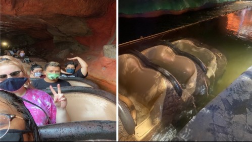 Momentos de terror en Disney: Bote de Splash Mountain se hundió con pasajeros a bordo