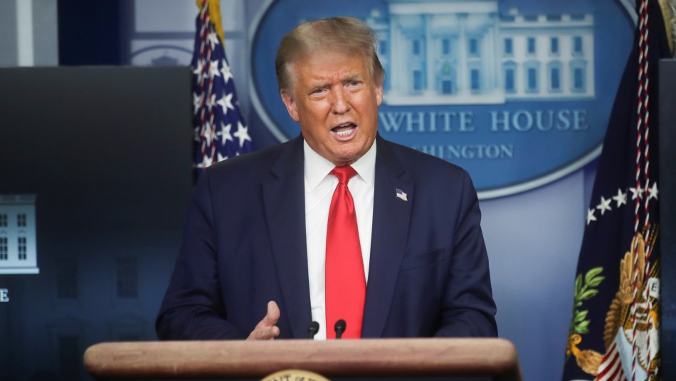 Donald Trump se refiere a explosiones en puerto de Beirut Donald Trump asegura que explosiones en Beirut serían