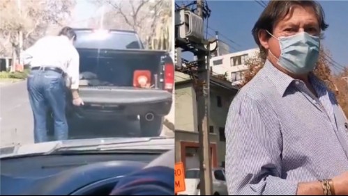 Sorprenden a Emeterio Ureta transportando a persona dentro de la maleta de un vehículo