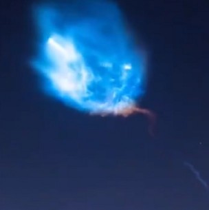 Efecto Twilight: La explicación del fenómeno que se vio tras lanzamiento de cohete espacial Efecto Twilight: La explicación del fenómeno que se vio tras lanzamiento de cohete espacial