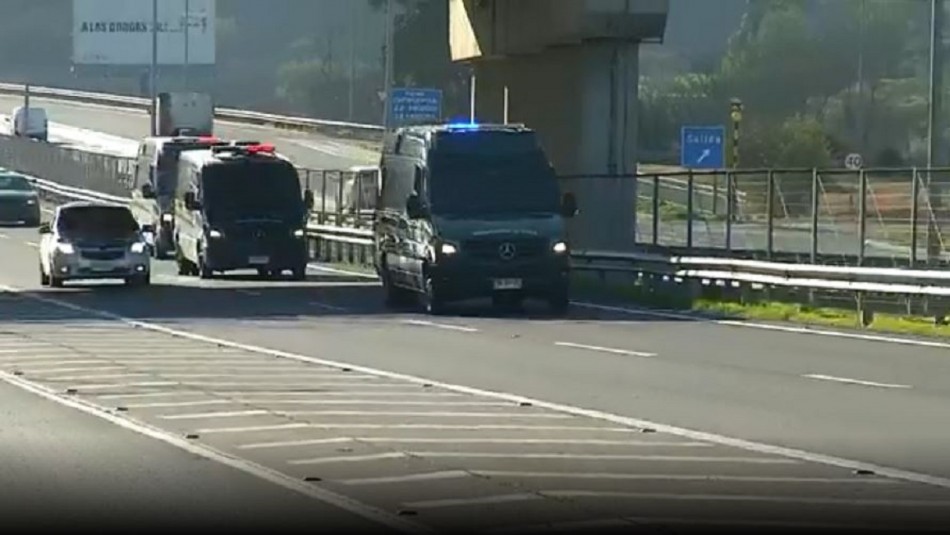 Hugo Bustamante es trasladado a Cárcel de Alta Seguridad de Santiago Hugo Bustamante es trasladado a Cárcel de Alta Seguridad de Santiago