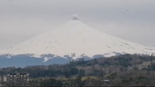 Video muestra a Volcán Villarrica en pleno pulso eruptivo