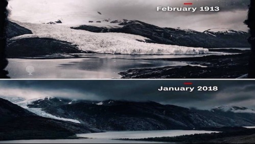 Fotógrafo chileno muestra cómo desaparece hielo de la Patagonia: 'Fue mucho más dramático de lo que creíamos'